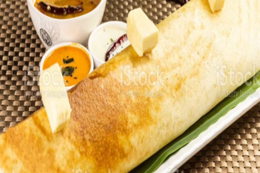Coconut Butter Masala Dosa