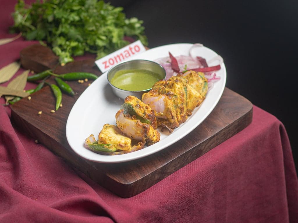 Paneer Basil Tikka